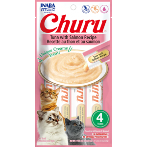 Churu Snack Cremoso de Atún con Salmon para gatos - 4 sobres x 14 g