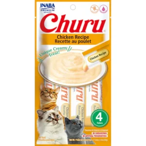 Churu Snack Cremoso de Pollo para gatos - 4 sobres x 14 g