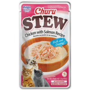 Churu Stew Estofado de Pollo con Salmón para Gatos - 0,040 g