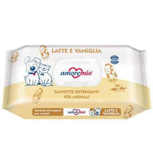 Amoremio Toallitas Humedas con leche y vainilla