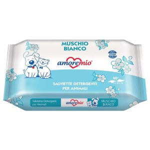 Amoremio Toallitas Humedas con musgo blanco