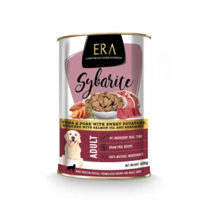 ERA Sybarite Húmedo Atún y Cordero con batatas para perros - 6x400 g
