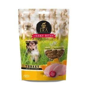 ERA Jerky Bites de Pavo con Calabaza snack para cachorros - 10x90 g