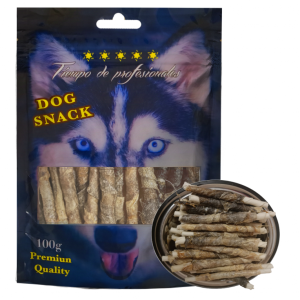 Tiempo de Profesionales Snack Natural Piel de Pescado para perros