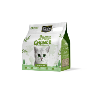 Kit Cat Second Chance Arena para gatos de Hojas de Té Verde, Guisante y Yuca - PACK 6 uds.