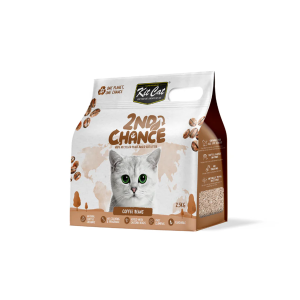 Kit Cat Second Chance Arena para gatos de Semillas de Café , Guisante y Yuca - 2,5 Kg