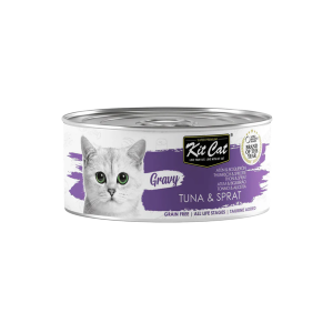Kit Cat Lata de Atún con Boquerón en Salsa para gatos - 24 uds.