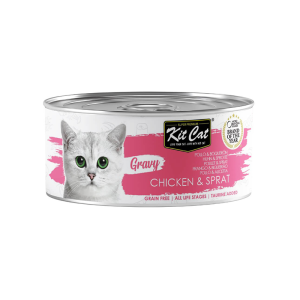 Kit Cat Lata de Pollo con Boquerón en Salsa para gatos - 24 uds.