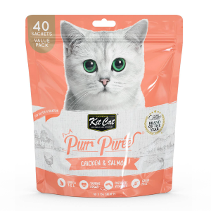 Kit Cat PurrPuree Value Pack Pollo y Salmón