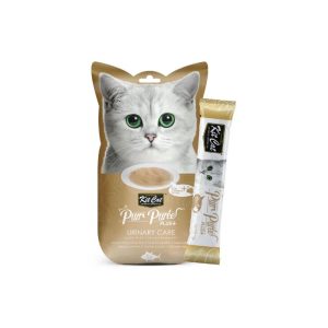 Kit Cat PurrPurée PLUS Snack de Atún Cuidado Urinario para gatos