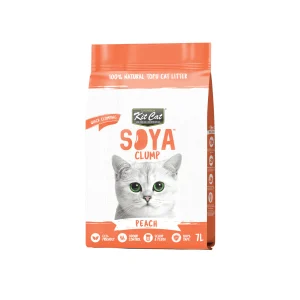 Kit Cat SoyaClump Melocotón Arena para gatos de Soja Eco