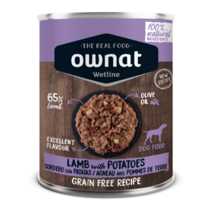 Ownat Wetline Cordero con patatas comida húmeda para perros
