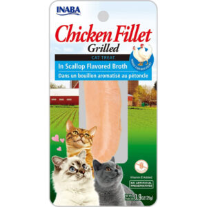 Churu Filete de Pollo en Caldo de Vieira para gatos