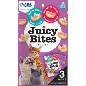 Churu Juicy Bites de Gamba y Marisco Snacks para gatos