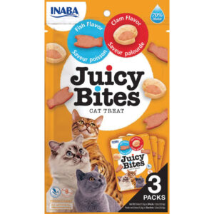 Churu Juicy Bites de Pescado y Almeja Snacks para gatos