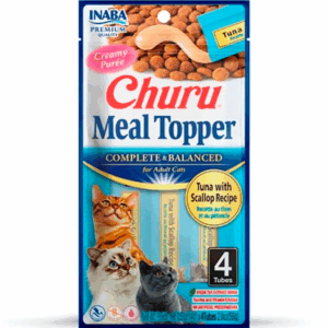 Churu Meal Topper de Atun con Vieira Aderezo para gatos