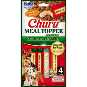 Churu Meal Topper de Pollo y Buey Aderezo para perros