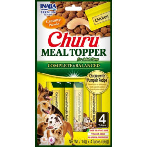 Churu Meal Topper de Pollo y Calabaza Aderezo para perros