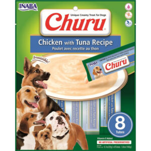 Churu Pure 8 Tubos de Pollo con Atun Snacks para perros