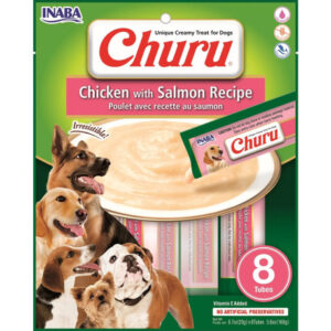 Churu Pure 8 Tubos de Pollo con Salmon Snacks para perros