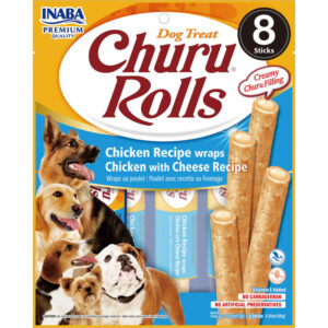 Churu Rolls de Pollo con Queso Snacks para perros