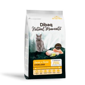 Dibaq Natural Moments 5 Star Esterilizado Pollo y Pavo pienso para gatos
