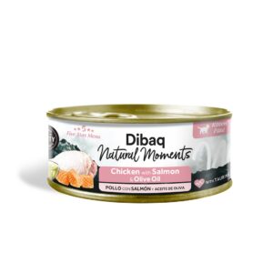 Dibaq Natural Moments 5 Star Kitten Pollo con Salmon comida húmeda para gatitos
