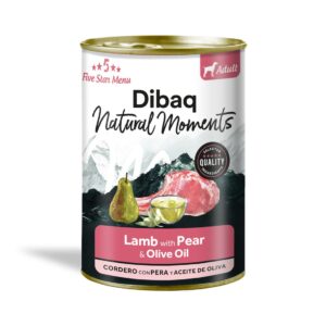 Dibaq Natural Moments Adulto Cordero con Pera comida húmeda para perros