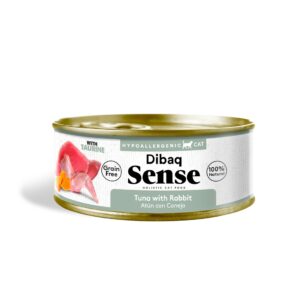 Dibaq Sense Atún con Conejo comida húmeda para gatos