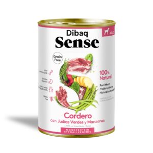 Dibaq Sense Cordero comida húmeda para perros
