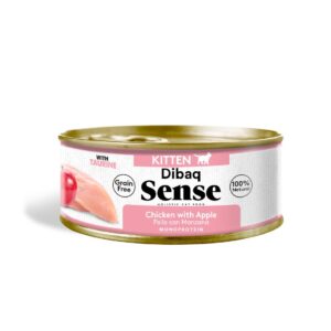 Dibaq Sense Kitten Pollo con Manzana comida húmeda para gatitos