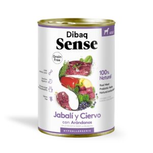 Dibaq Sense Jabalí y Ciervo comida húmeda para perros