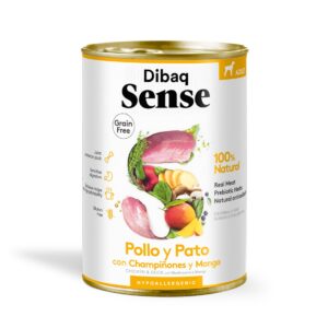 Dibaq Sense Pollo y Pato comida húmeda para perros