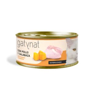 Gatynat Pollo y Calabaza comida húmeda para gatos