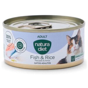Natura Diet Pate Pescado & Arroz Adult para gatos