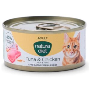 Natura Diet Pate Atun & Pollo Adult para gatos