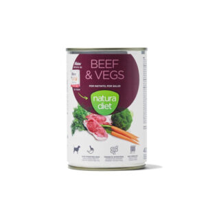 Natura Diet Lata Carne & Vegetales para perros