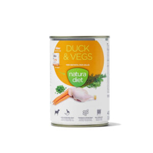 Natura Diet Lata Pato & Vegetales para perros