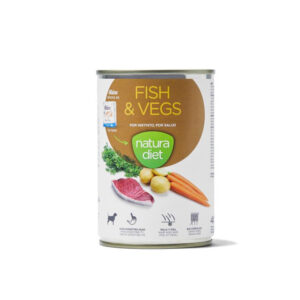 Natura Diet Lata Pescado & Vegetales para perros