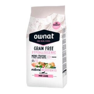 Ownat Grain Free Hipoalergénico Mini Cordero pienso para perros