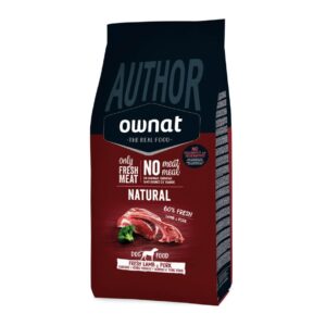Ownat Author Grain Free Cordero Fresco y Cerdo pienso para perros