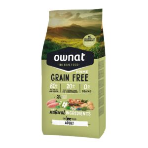 Ownat Grain Free Prime Adult Pollo y Pavo pienso para gatos