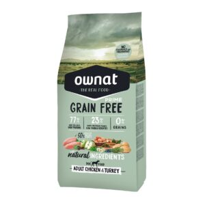 Ownat Grain Free Adult Pollo y Pavo pienso para perros