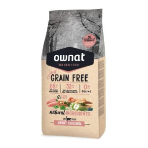 Ownat Grain Free Just Adult Pollo pienso para gatos