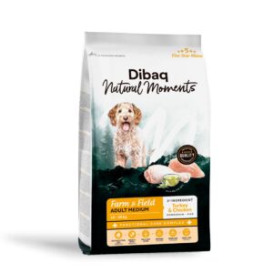 Dibaq Natural Moments 5 Star Pavo y Pollo Razas Medianas pienso para perros