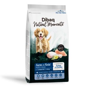 Dibaq Natural Moments 5 Star Pavo y Pollo Razas Grandes pienso para cachorros